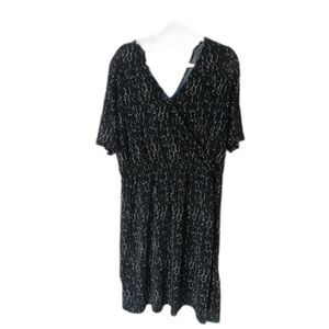 Apt. 9 Black & White Geometric Print Dress – Size XL